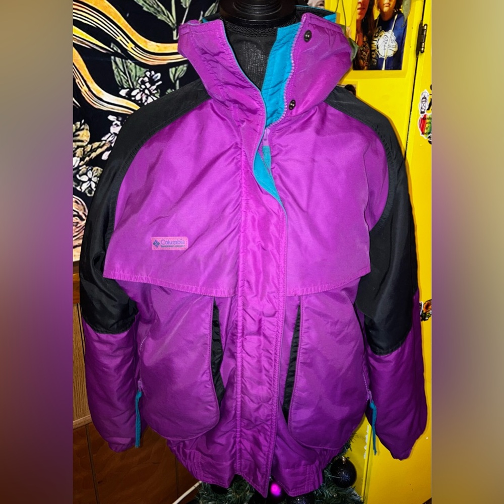Columbia women’s vintage Y2K purple winter coat